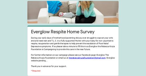 Everglow Respite Home Survey