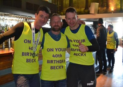 Brighton Half Marathon 25th February 2018 on Becky's 40th Birthday