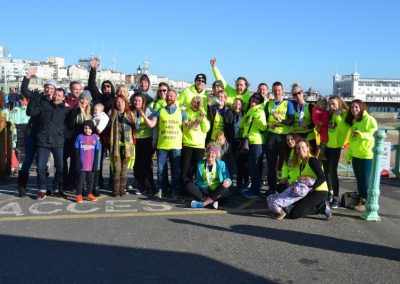 Brighton Half Marathon 25th February 2018 on Becky's 40th Birthday