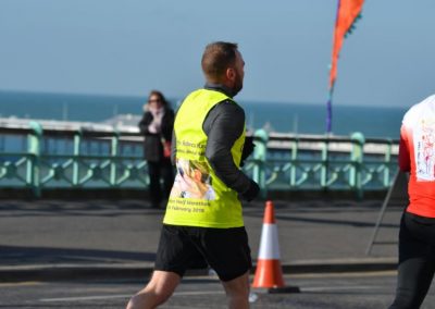 Brighton Half Marathon 25th February 2018 on Becky's 40th Birthday