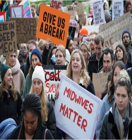 MARCH WITH MIDWIVES- BIRTHING CRISIS